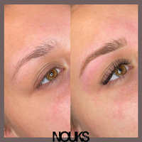 Wimperextensions one by one en henna brows